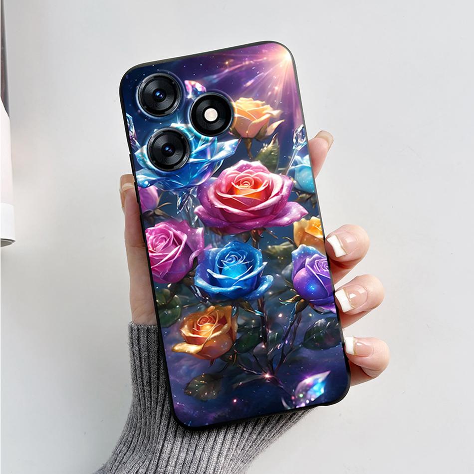 For Tecno Spark 10 Pro Case 2023 Fashion Marble Silicone Black Soft Covers For Tecno Spark 10C Spark10 Pro KI7 KI5q KI5k Bumper