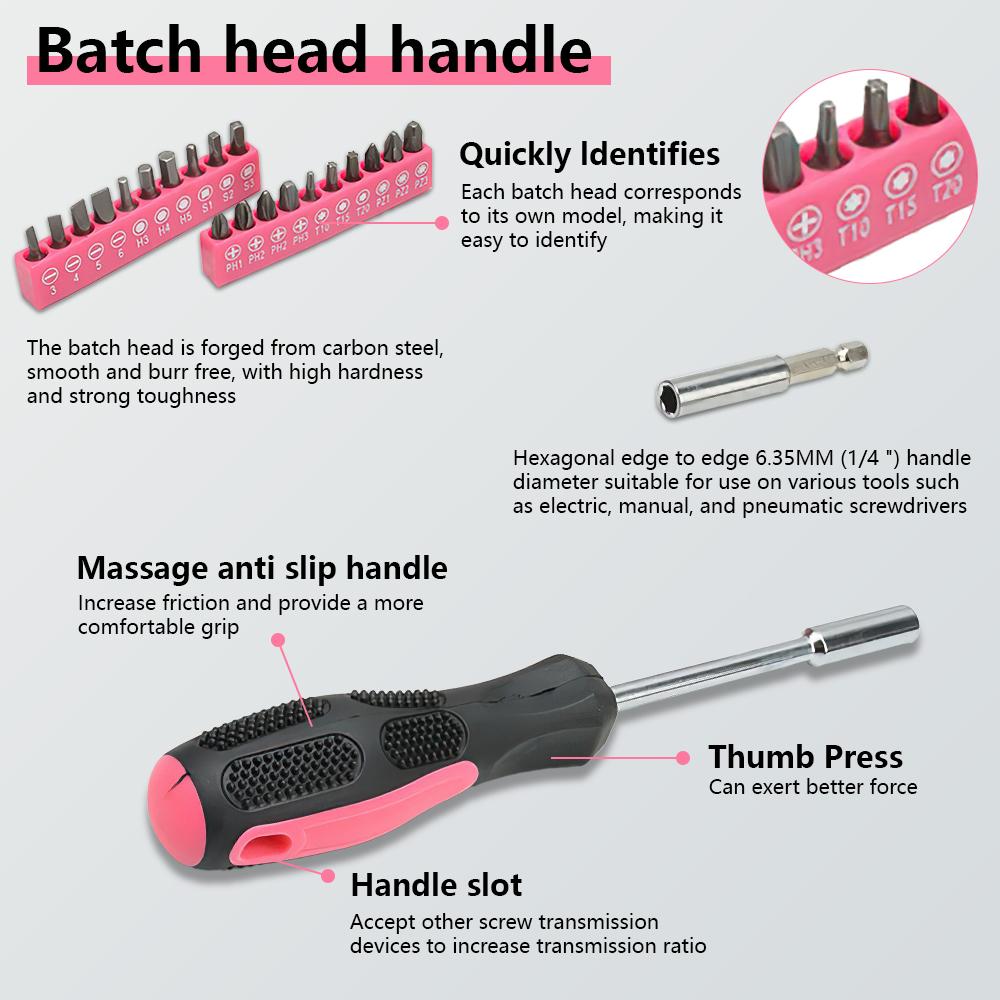 39-piece Repair Combination Ratchet Crochet Hammer Wrench Screwdriver Bit Toolbox Maintenance Vehicle-mounted Repair Kit