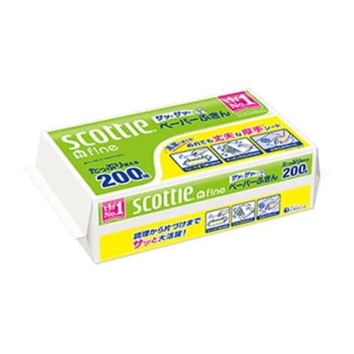 Nippon Paper Crecia Scotty Paper Dishcloths, Quick and Easy, 30-Pack