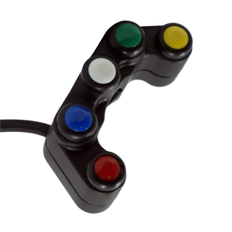 Motorcycle For Turn Signals, Horn Headlights Five-Position Handlebar Switch Electric Vehicle Modification