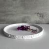 Round Shaped Silicone Tray Mold Creative Tableware Mould Epoxy Heart Print Coaster Mould Handmade Home Decoration