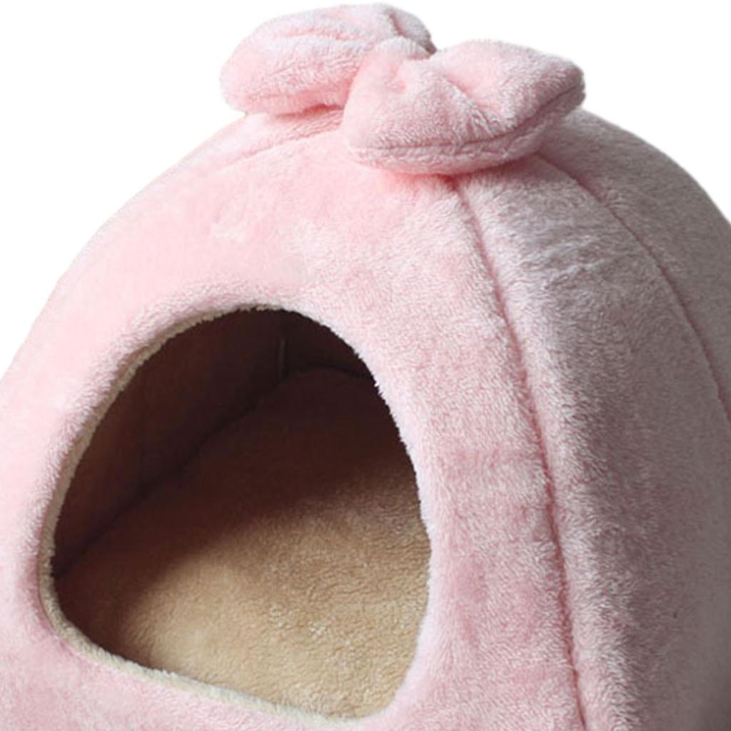 Haustierzelt Höhlenbett Katzenbett Innenkissen Zwinger Katzenhaus Haustier Katze Nest für Pudel