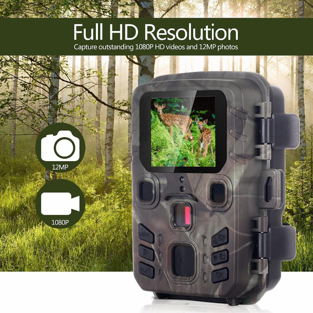 1080p Tracking Camere Drahtlose 12mp Jagd Spiel Kamera Nachtsicht Outdoor Mini Wildlife Scouting Kamera Wasserdicht