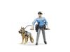 Bruder Caucasian Police Officer & Police Dog BR62150
