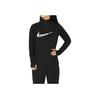 Nike Logo Half-Zip Long-Sleeve Casual T-Shirt Women Tops Black FN2637-010
