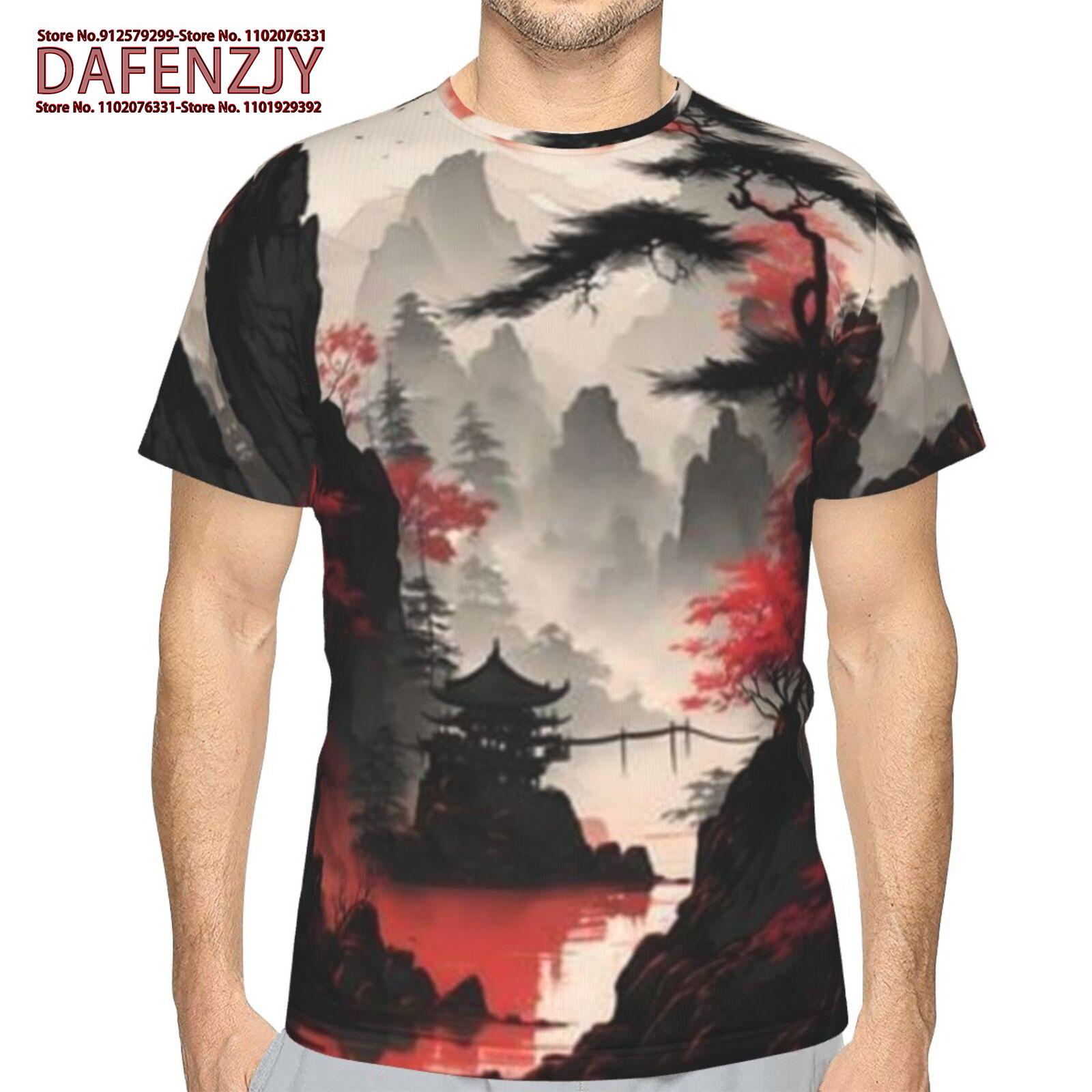 

Футболки з тривимірним принтом для чоловіків улітку, пляжні подорожі, відпустка, футболки з короткими рукавами, чоловічий одяг, повсякденна футболка з круглим вирізом Harajuku Street XXXL небо синє кольору