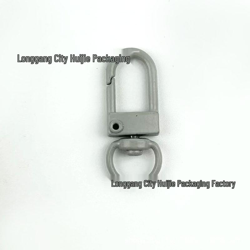 Colorful Zinc Alloy Door Buckle 3-Point Snap Hook for DIY Keychain and Jewelry Accessories