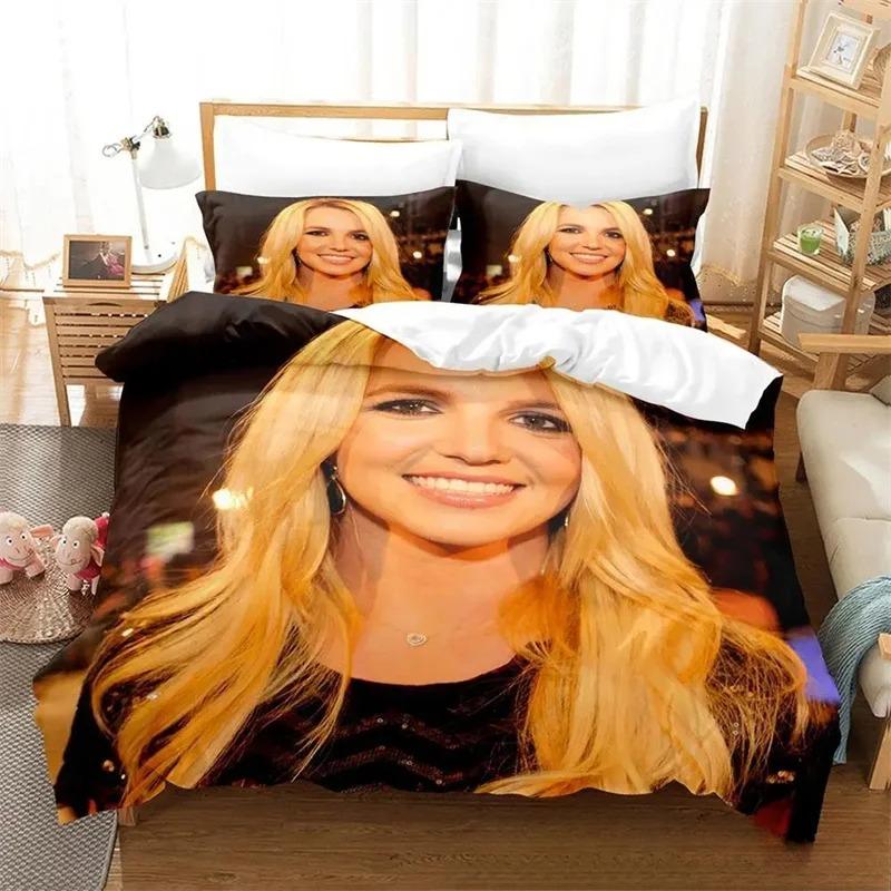 Sexy Britney Spears Bedding Set Single Twin Full Queen King Size Bed Set Adult Kid Bedroom Duvet Cover Sets Parure De Lit Bed