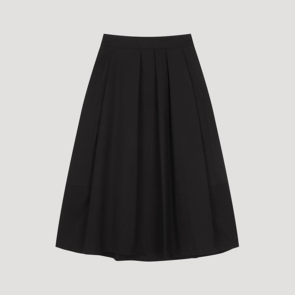 

She S miSS Cotton Back Banding Flare Skirt SwwSko32010 Bk blacks/44