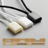 Universal Hanging Tag String for Clothing, Shoes, and Bags - Disposable, Single-Hole, Snap Button Design for Men’s, Women’s, and Kids' Items