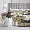 Dazai Bungo Stray Dogs Blankets Coral Fleece Plush Decoration Lightweight Thin Throw Blanket for Bedding Outdoor Bedspreads