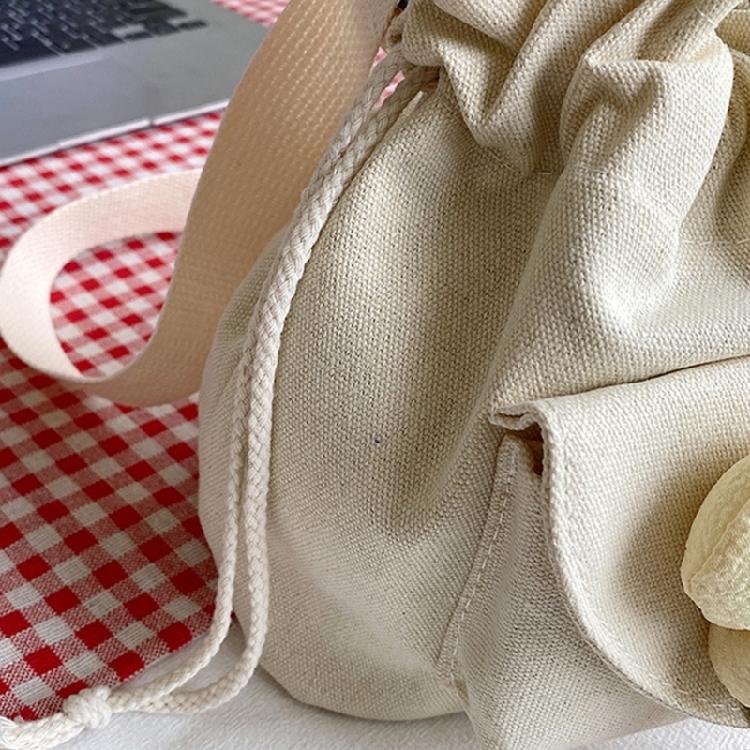 Women's Adjustable Drawstring Bucket Bag Nylon Shoulder Bags for Work and Travel