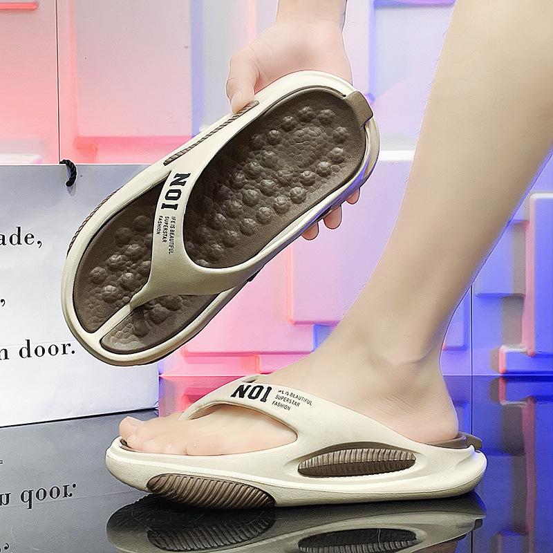 Flip-flops Men's New Summer Outer Wear Thick-soled Non-slip Deodorant Sandals Comfortable and Versatile Personalized Indoor Cool Slippers