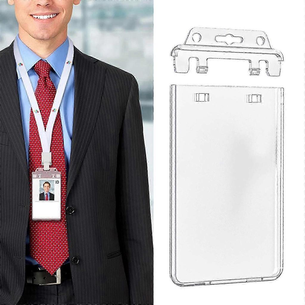 Card Case Card Holders Clear Name Badge Card Holders Credit Card Protective Case Name Badge Holders Office Supplies