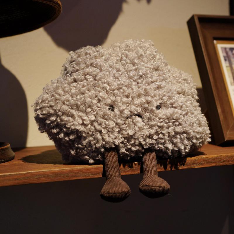 Spaßsturm Plüschtier von Dark Clouds: Glückliche & Traurige Wolken - Perfekt als Ausstellungsstück oder Geschenk.