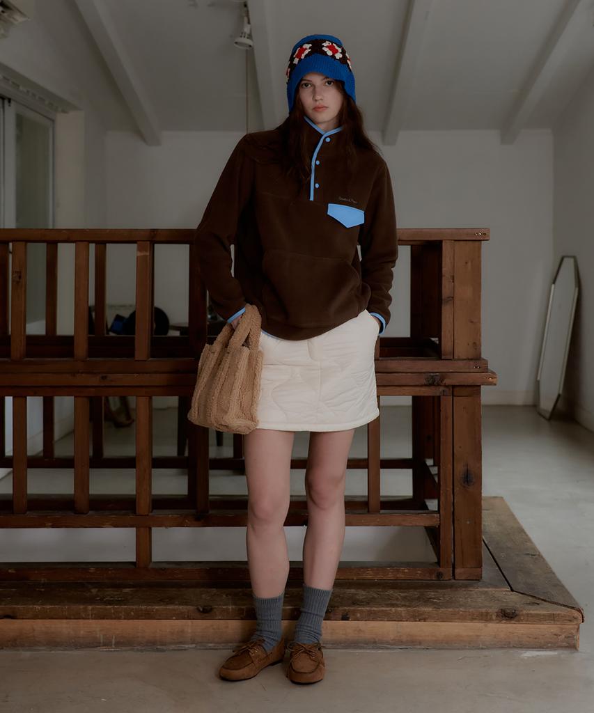 Seutyudioaenpaleukeu Crochet Bucket Hat_Blue