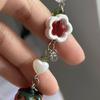 Sweet Strawberry Beaded Pendant Charm for Mobiles and Key Holders Phone Lanyards