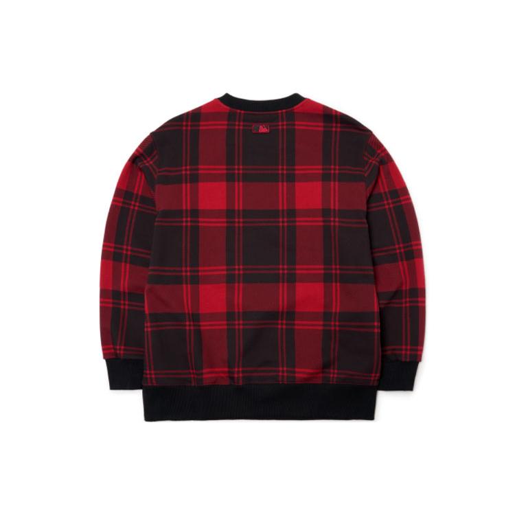 MLB Sweatshirts Unisex Red Crew Neck Moderate Regular 3AMTC2114-43RDD