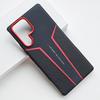 For ZTE Nubia RedMagic 11 Pro and 11 Pro+ Plus Case Metal Alloy Camera Independent Buttons Carbon Fiber Pattern Leather Cover
