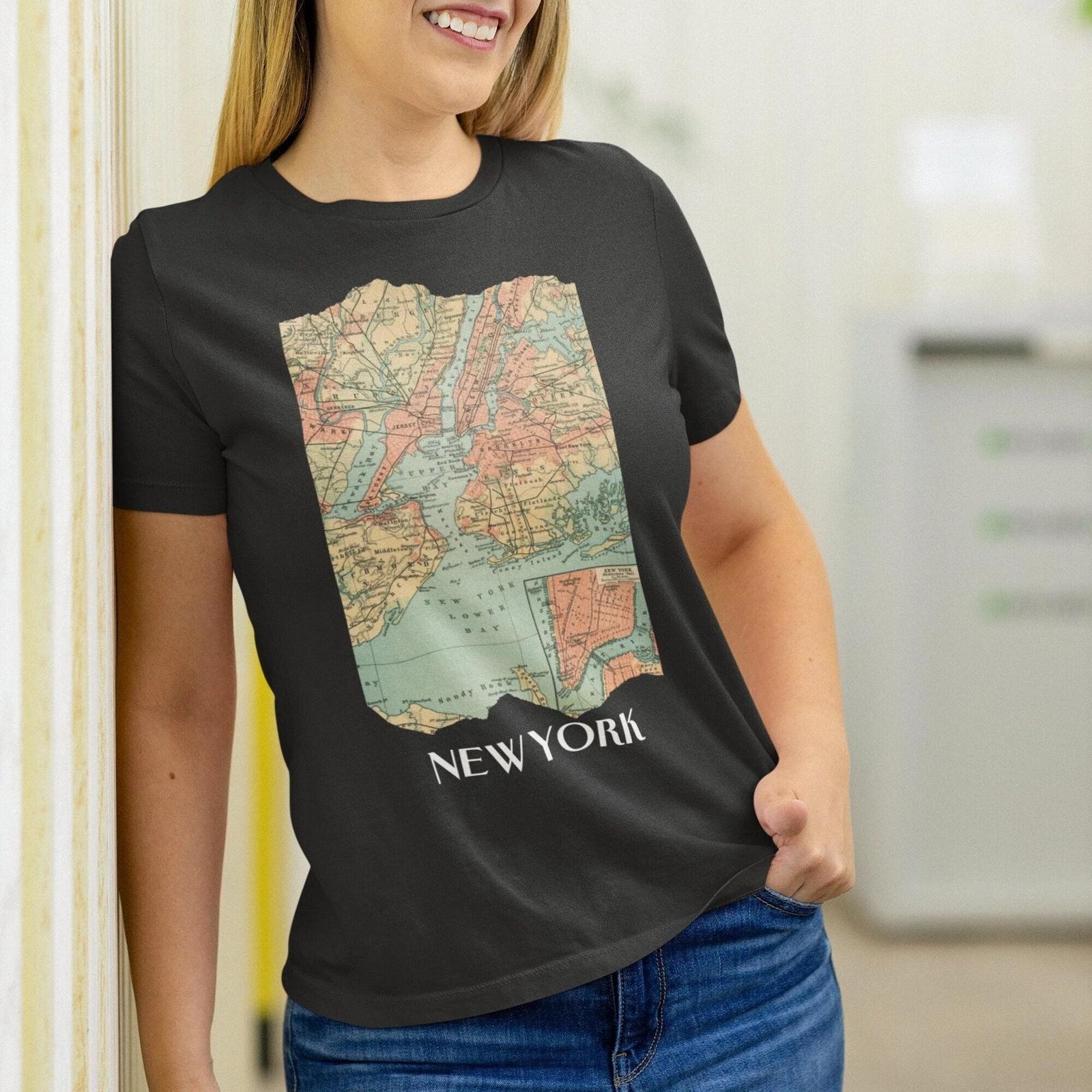 New York City Vintage Map T-shirt M