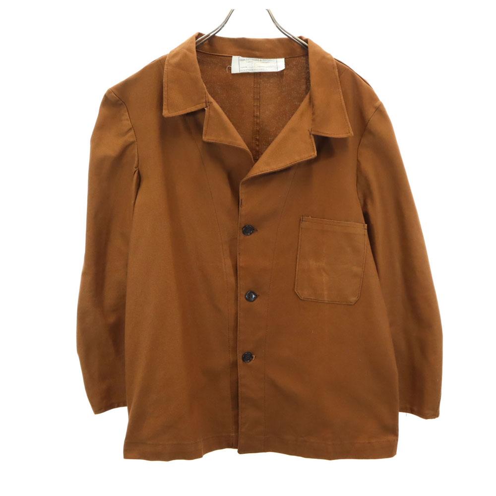 

ВИНТАЖНАЯ РАБОЧАЯ КУРТКА ИТАЛЬЯНСКОЙ АРМИИ 70-х годов Евро Рабочая Заключенный 5h Коричневая Мужская Б/У