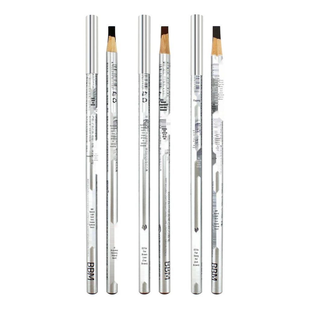 BBM Katana Eyebrow Pencil: Natural Light, Waterproof, Sweatproof, Smudge-proof, Long-lasting, Smooth Microblading for Professional Makeup Artists