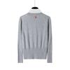 Women's Drawstring Knit Sweater with Organza Collar - Casual, Versatile, Slimming, and Warm Wool Layer