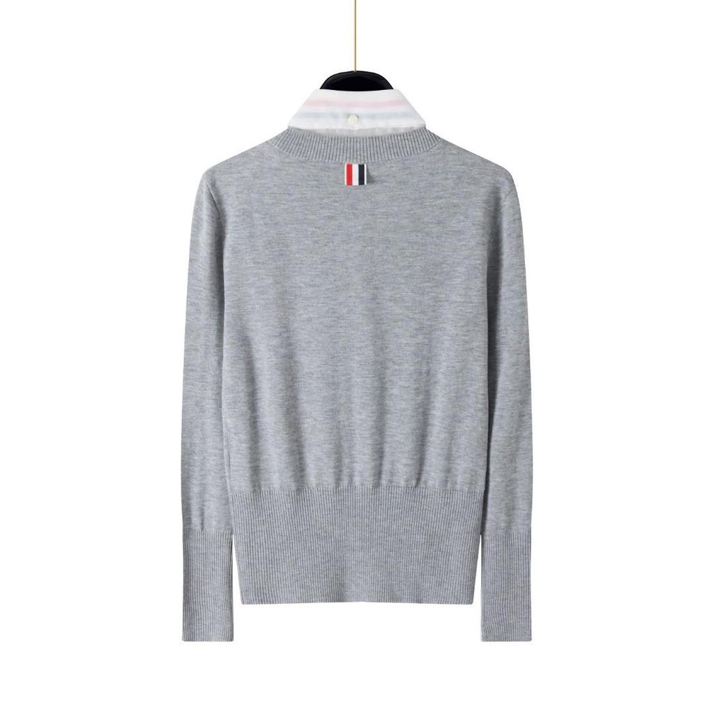 Women's Drawstring Knit Sweater with Organza Collar - Casual, Versatile, Slimming, and Warm Wool Layer