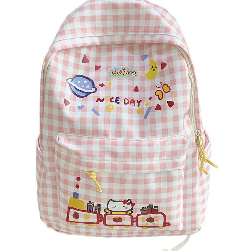 

Школьный рюкзак 2025 японский и корейский дизайн милый девочка универсальный класс высокая ценность рюкзак розовый
