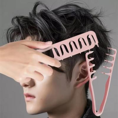 1/2/5 Stück Volumengebender Haarkamm mit breiten Zinken Styling- und Lockenwerkzeuge für flauschige Textur für Männer Ideal für alle Haartypen Haarpflege- und Styling-Werkzeuge