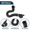 X Autohaux Car Radiator HoseNo.CV618286FC for Ford Escape 1.6L 2013-2016 Black Rubber Auto Heater Hose Water Tank Drain Pipe