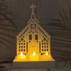 Candlestick Mold Plug-in Candle Holder Mould Church Shaped Candle Base Mold Easy Release Mold for Home Decoration
