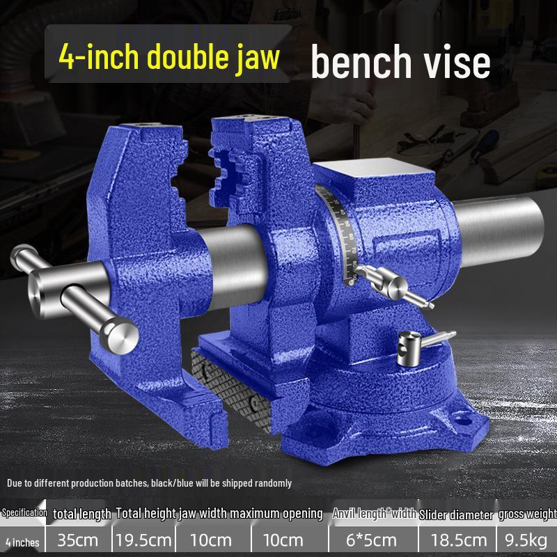 Heavy-Duty Old-Fashioned Multifunctional Bench Vise, 6-10 Inch, for Industrial Use