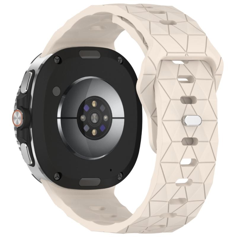 Adjustable Soccer Texture Watch Band For 8 Lightweight Breathable Silicone Gym Office Daily Use