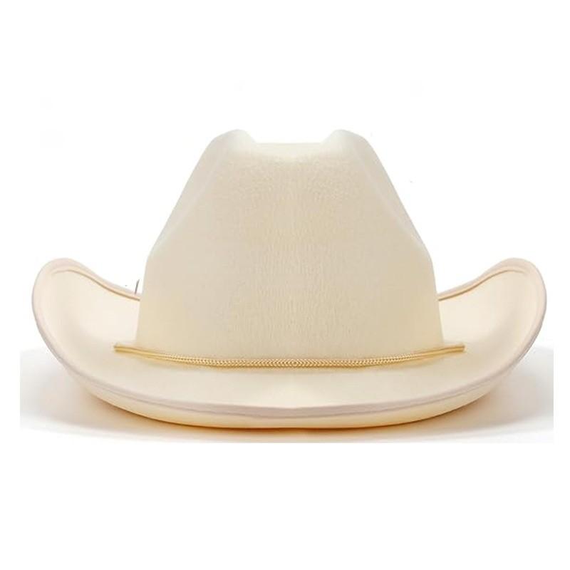 Color Felt Solid Cowboy Hat Sewing Craft Party Costumes Holiday Supplies Gifts