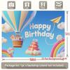 Birthday Party Backdrop Polyester Banner Photo Booth Decoration 85
