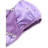 EvrikaUnity Princess Sofia Costume for Girls, Set with Crown and Accessories, Premium Fabric, 6-7 Years, 140 Cm, Purple