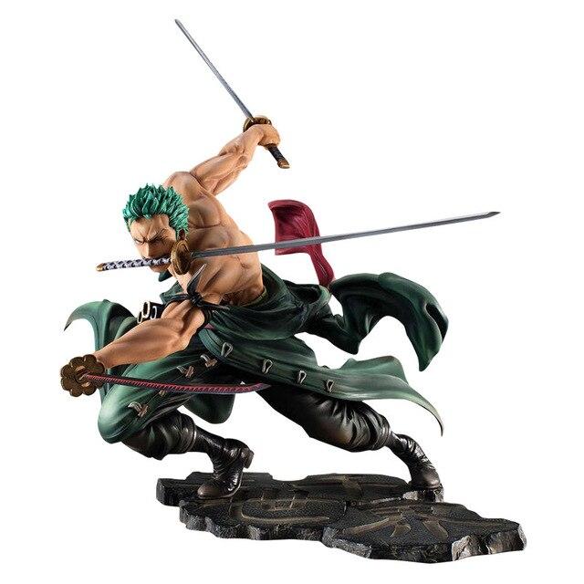 18cm One Piece Figure Roronoa Zoro Anime Statue Collectible Figurines Pvc Model Toys Christmas Gift for Kids
