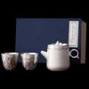 Zhe Jue Qi Jinshan Yinshan Silver-Plated Ceramic Tea Set