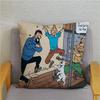 Federa Cuscino con Fantasia Ding Ding Adventure Regalo per Bambini Federa Quadrata Decorazione Auto Divano Casa