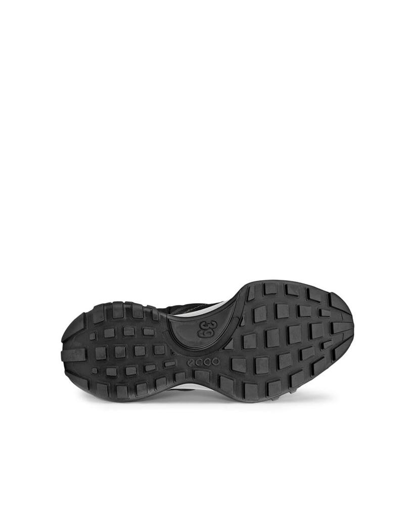 ECCO Damen Retro Leder Casual Sneaker Stiefel, Schwarz/Schwarz/Schwarz/Weiß, Größe 23.0 cm, 3E