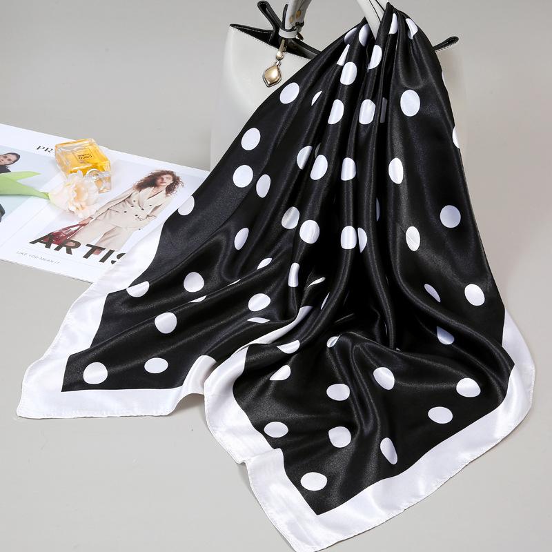 90 Square Scarves, Silk Scarves, Women's New Spring and Summer High-end Sense Versatile, Thin Scarves, Shawls Outside