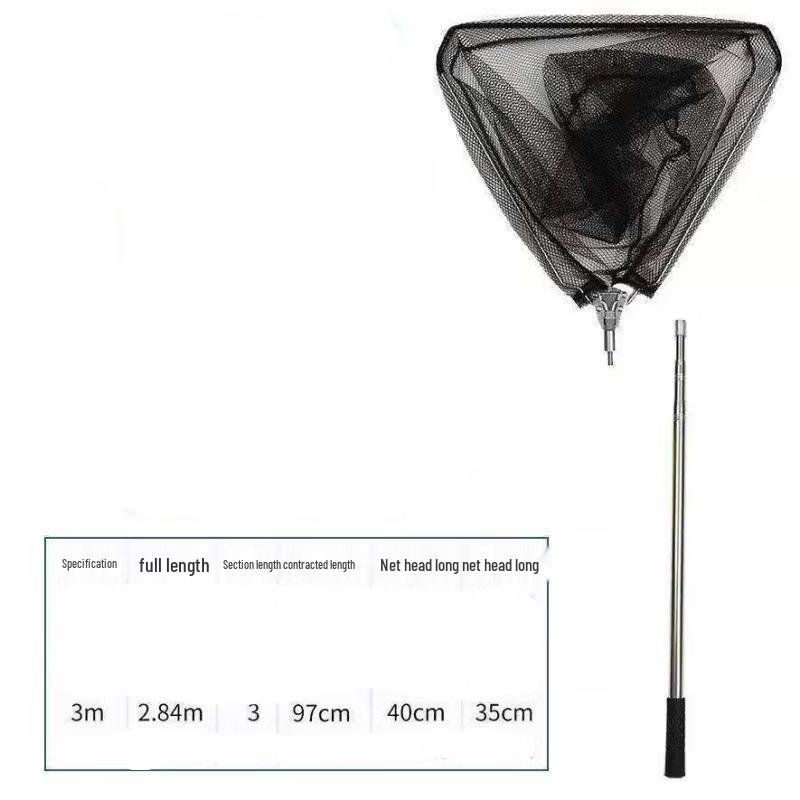 Wangfeng Carbon Fiber Folding Telescopic Fishing Landing Net