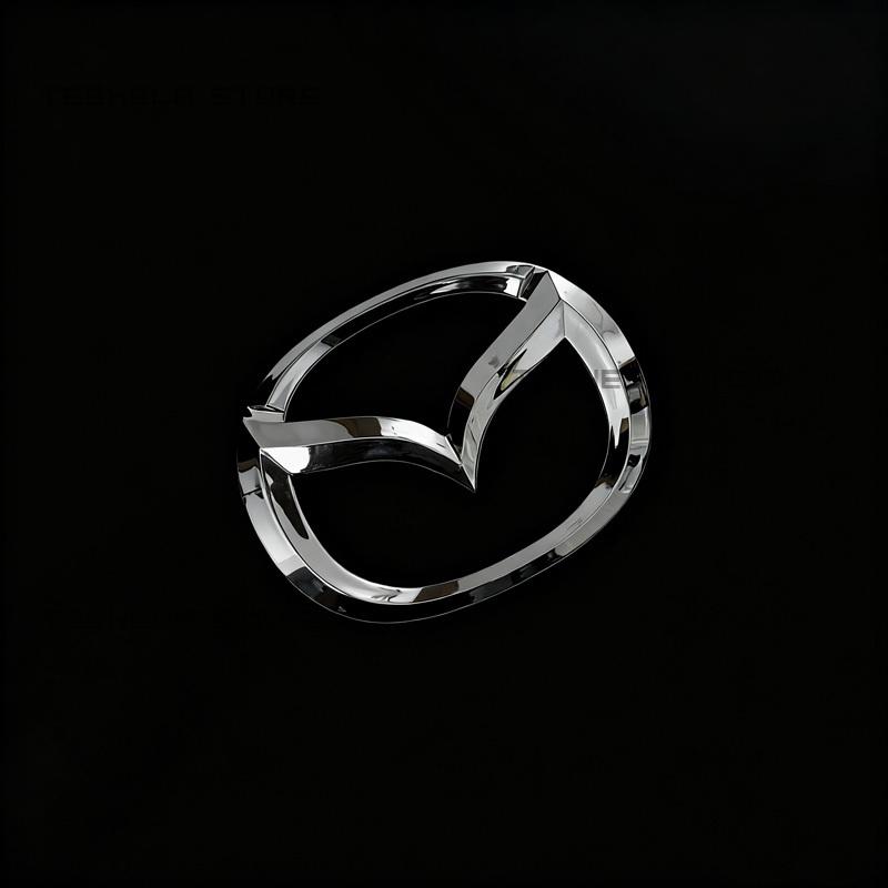 Forfor Mazda3 2014-2015 2016 2024 2025 Car Front Hood Logo Sticker Styling Auto Body Rear Trunk Emblem with Radian Accessories Drzxu77