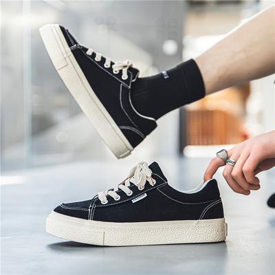 Herren Klassische Mode Lässig Low Top Canvas Skateboardschuhe Studenten Männliche Studenten Trendige Weiche Sohle Atmungsaktiv Bequeme Sneakers
