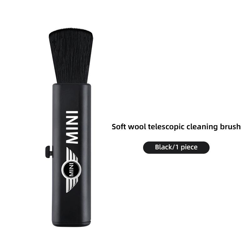 

Retractable Car Interior Cleaning Brush Auto Accessories For MINI One Cooper JCW Countryman Clubman Cabrio Paceman Coupe Roadste чёрный