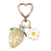 New Strawberries Keychain Bag Charm Purse Pendant Fashion Car Strawberries Accessories Key Chian Gifts for Women Christmas Gifts