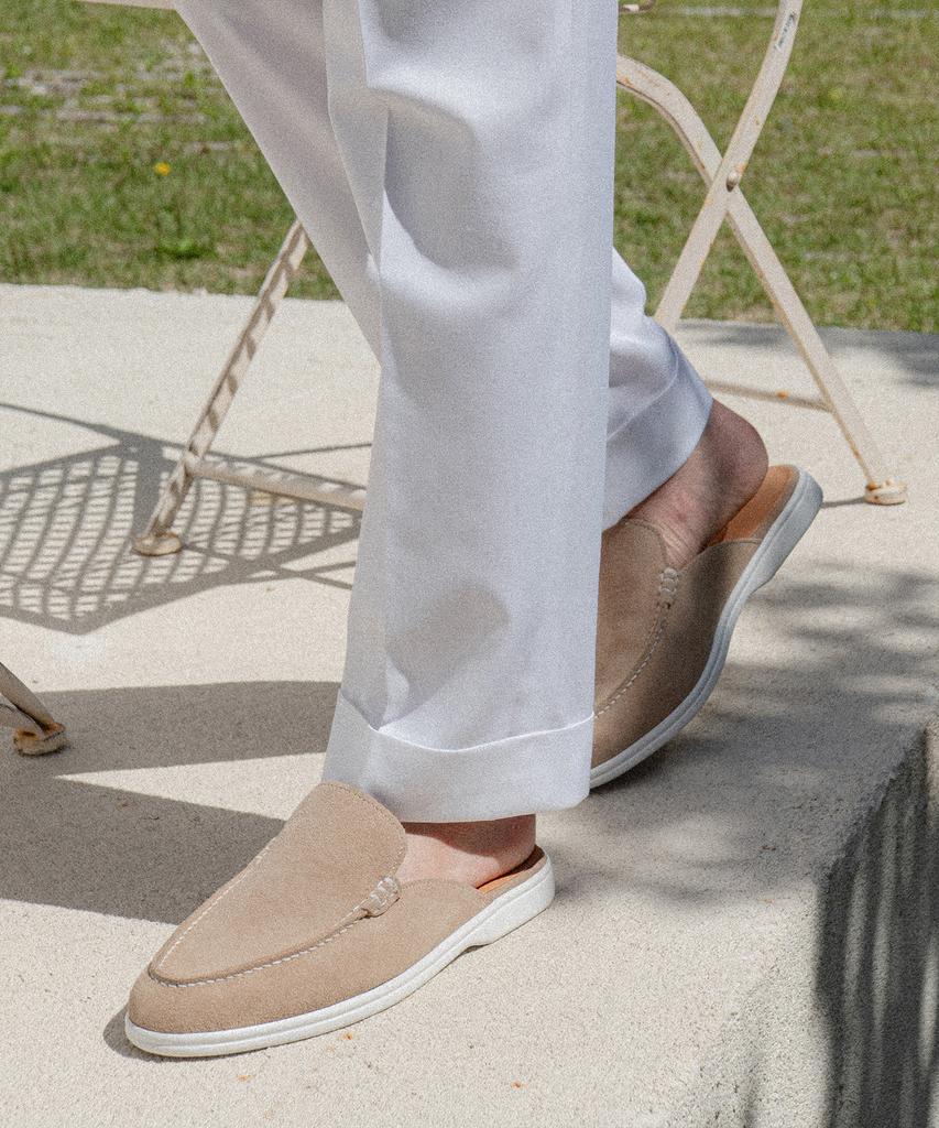 Allclassic Alc4413W Resort Mule_Beige Suede