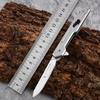 Titanium alloy multifunctional art knife, paper cutting, portable disassembly, express delivery, folding knife, fruit keychain