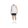 Nike Solid Color Outdoor Casual Sports V-Neck Sleeveless T-Shirt Men Tops White FQ3708-100